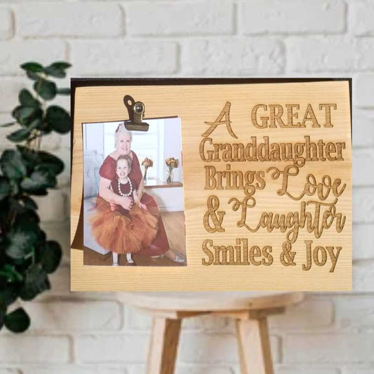 Granddaughter's Love Picture Frame