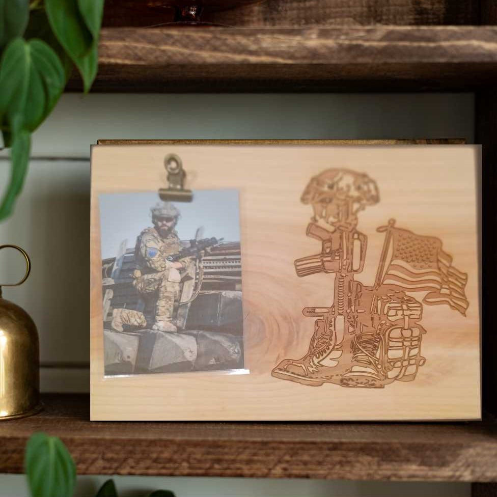 Military Soldier Picture Frame