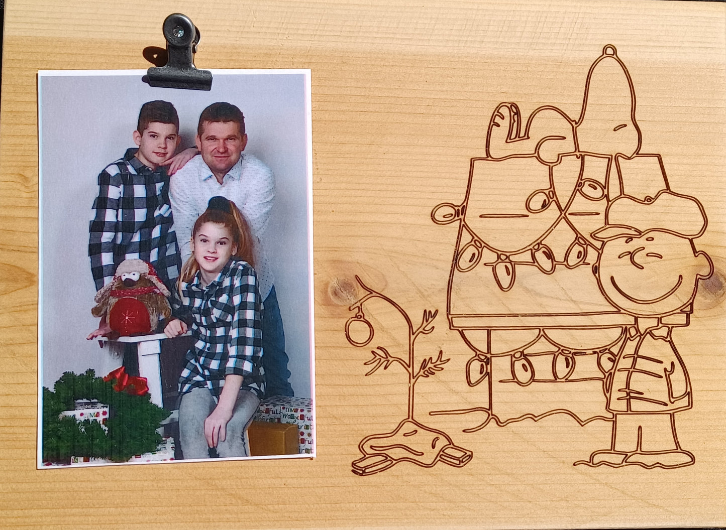 Charlie Brown Christmas Picture Frame