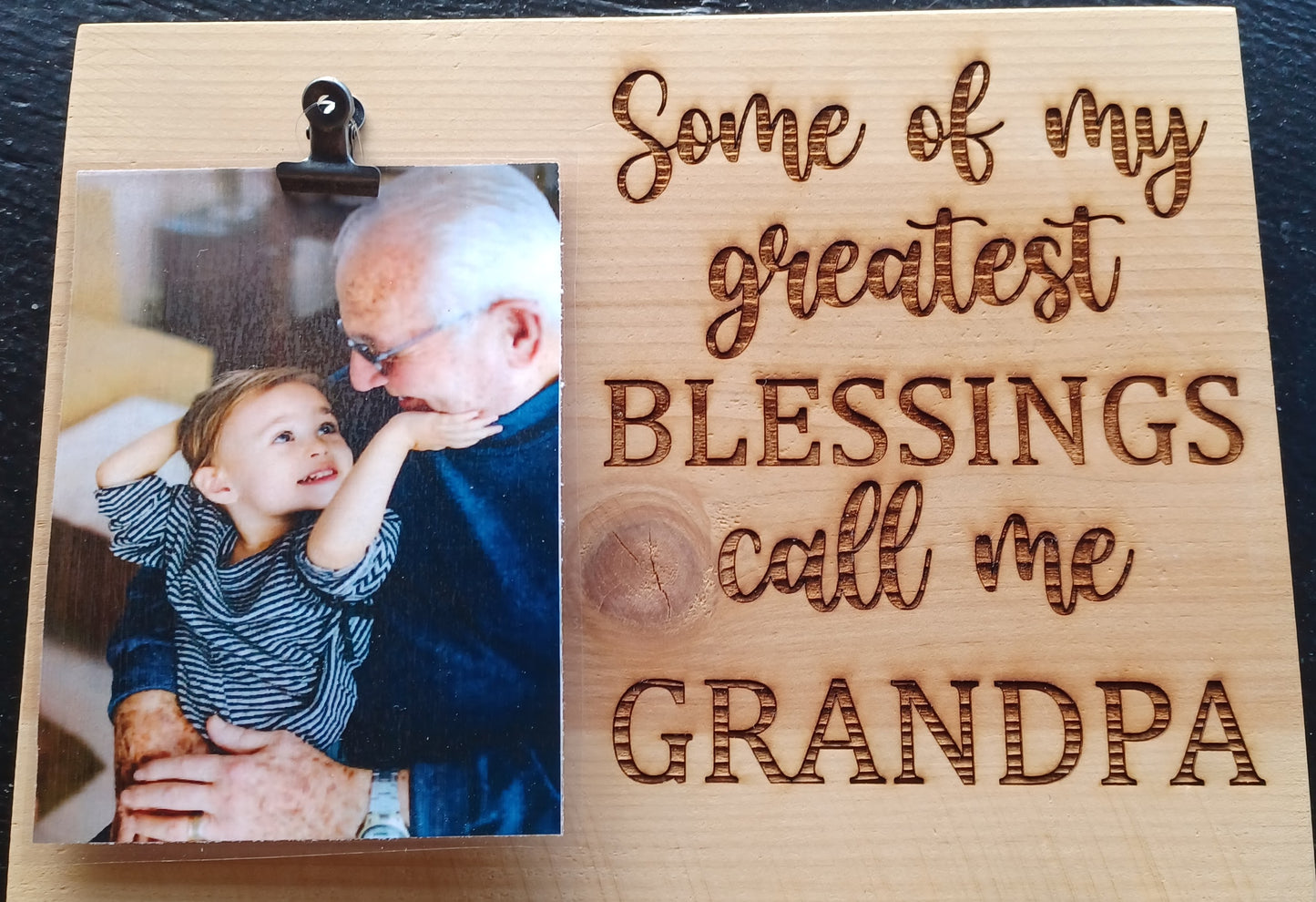 Blessing Grandpa Picture Frame