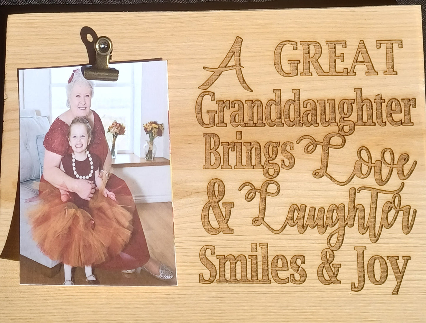 Granddaughter's Love Picture Frame