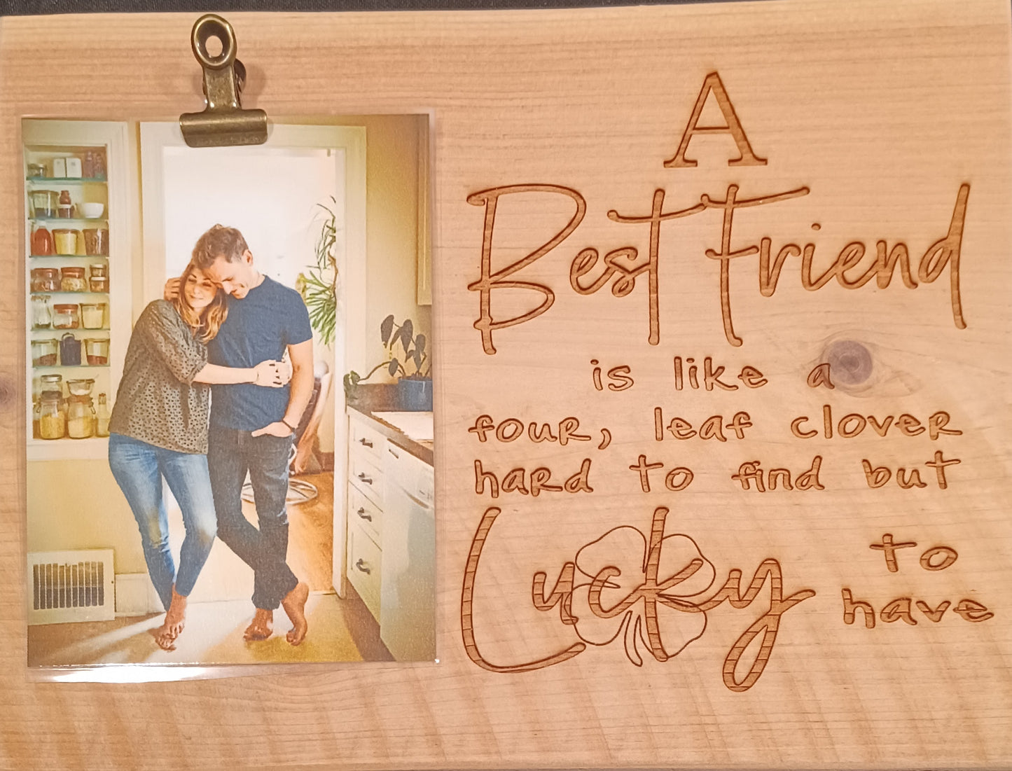 Best Friend Lucky Picture Frame